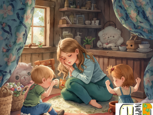Nappimiś i Dzień, w którym Mama była Bardzo Zmęczona Nappimiś i Dzień, w którym Mama była Bardzo Zmęczona